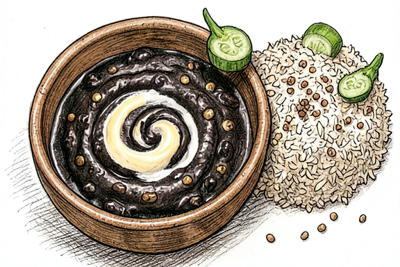 Dal Makhani mit Jeera-Reis