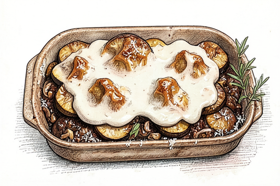 Griechische Moussaka mit Béchamel