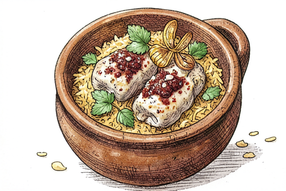 Hyderabad-Hähnchen-Biryani
