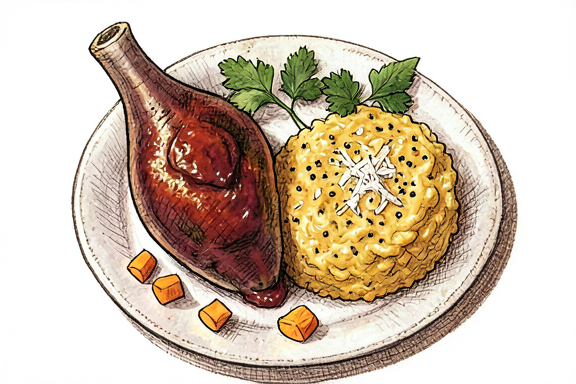 Osso Buco mit Risotto alla Milanese